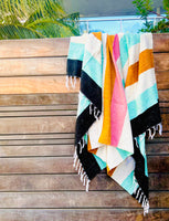 Ohana Throw Blanket - Handwoven - Beach Towel - Mexican Blanket