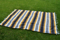 Yellow Mexican Beach Blanket l Mexican Blanket l Throw Blanket