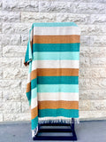 Golden Strand Throw Blanket