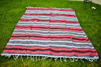 Berry Beach Blanket l Mexican Blanket l Throw Blanket