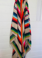 Baja Shores Adventure Blanket l Mexican Blanket l Throw Blanket